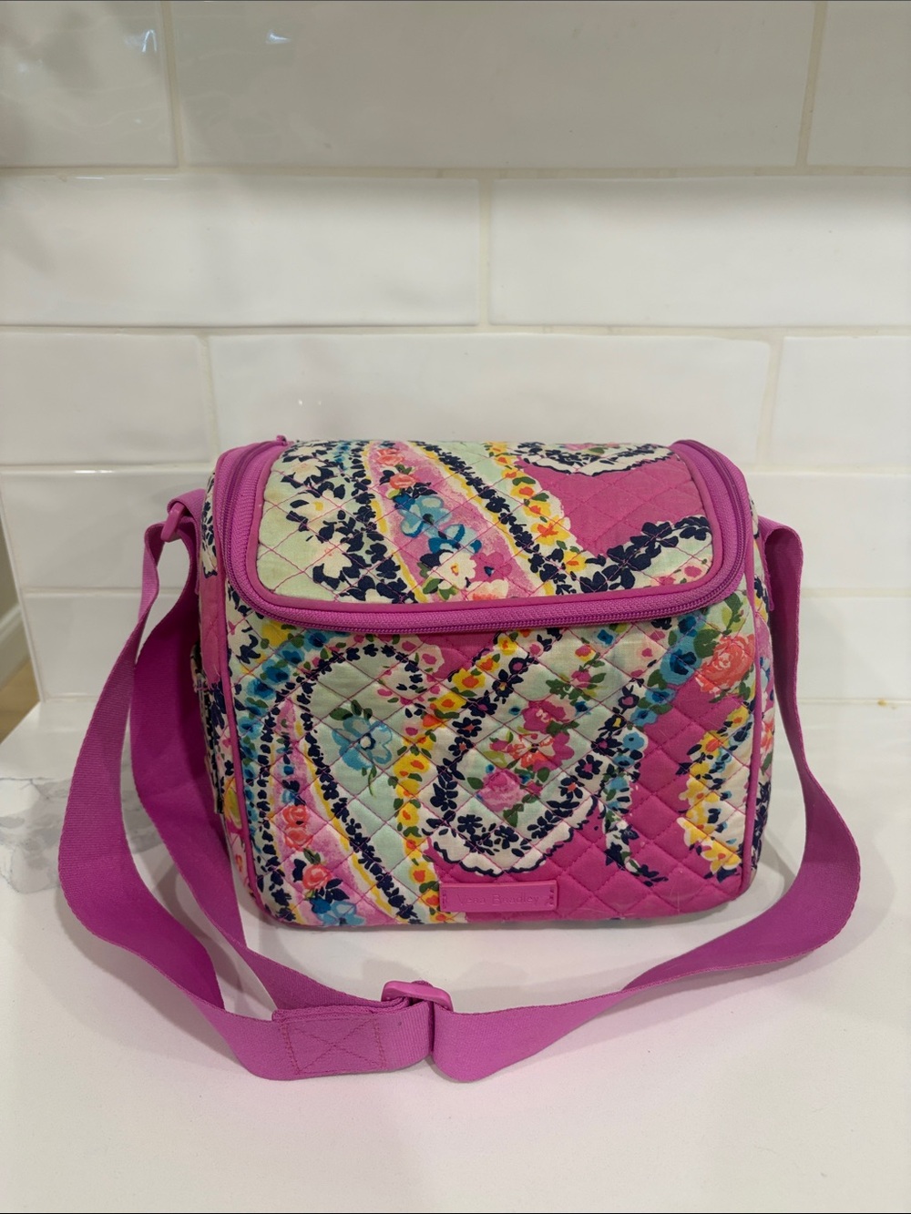 Vera Bradley Quilted Floral Insulated Bag